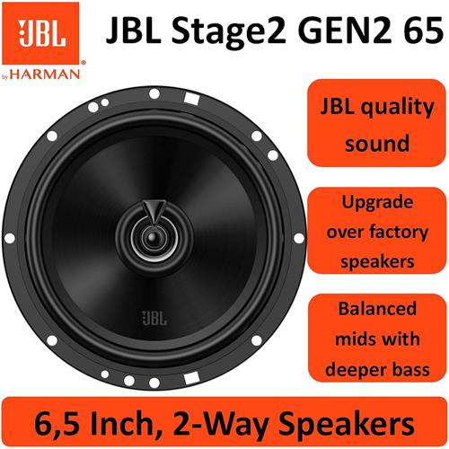 ALTAVOCES STAGE 2 65 GEN 2 6.5" 2 VIAS 480W JBL STAGE265 - Imagen 2