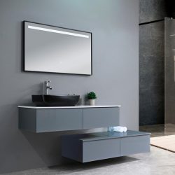 MUEBLE DE BAÑO SUSPENDIDO SERIE MUNA 120X48X25CM BENOTTI BT2951