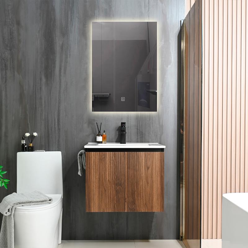 MUEBLE DE BAÑO SUSPENDIDO SERIE TAI GRIS-HAYA 60X46X50CM BENOTTI BT2956 - Imagen 2
