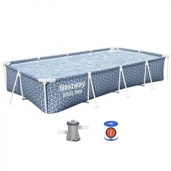 PISCINA DESMONTABLE RECTANGULAR 561FV 366X201X66CM BESTWAY 630174