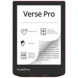 LIBRO ELECTRONICO EBOOK VERSE PRO PASSION RED 6" HD SMARTLIGHT WIFI POCKETBOOK PB634-3-WW
