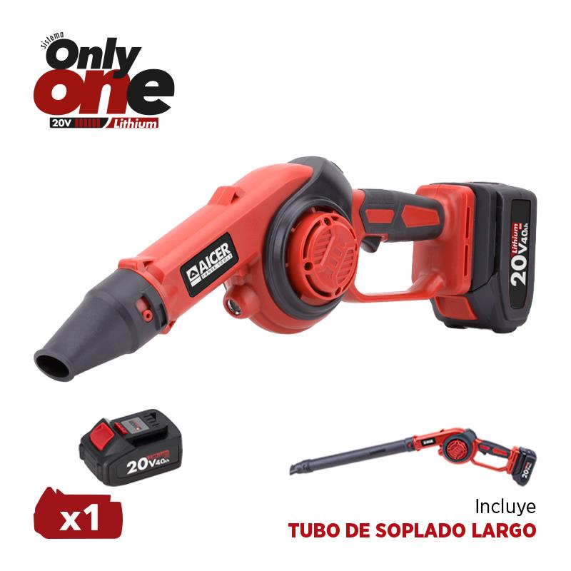 SOPLADOR DE BATERIA 20V ONLY ONE (1X 4.0AH) AICER AC1816 SOPLADORES SOPLADORAS