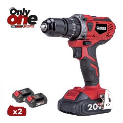 TALADRO BATERIA 20V ONLY ONE (2X 2.0AH) AICER AC1843