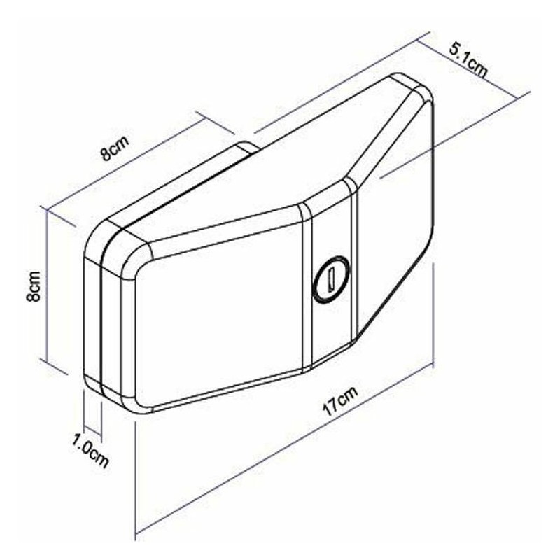 KIT 3 CERRADURAS DOOR LOCK THULE 150364 - Imagen 4