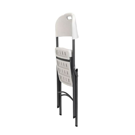 SILLA RESINA PLEGABLE PRO 44X53X83CM BLANCA SUNGARDEN SG0157 - Imagen 2