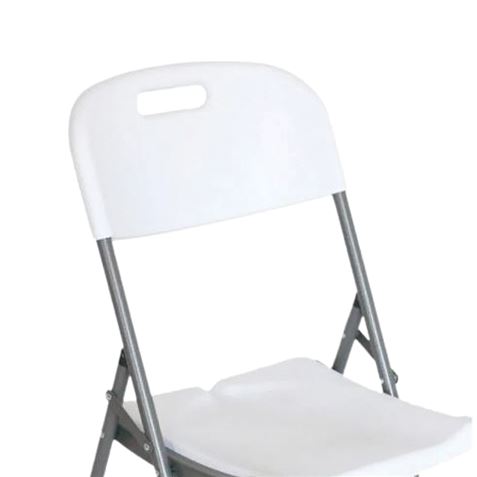 SILLA RESINA PLEGABLE PRO 44X53X83CM BLANCA SUNGARDEN SG0157 - Imagen 3