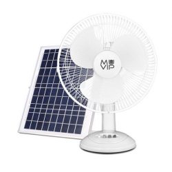 VENTILADOR DE SOBREMESA SOLAR 12" 15W 8800MAH MUVIP MV0655