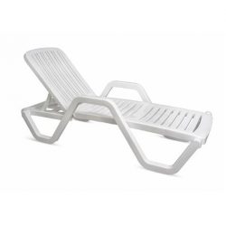 TUMBONA RELAXIA BLANCA 5 POSICIONES 65X186X50CM 15603