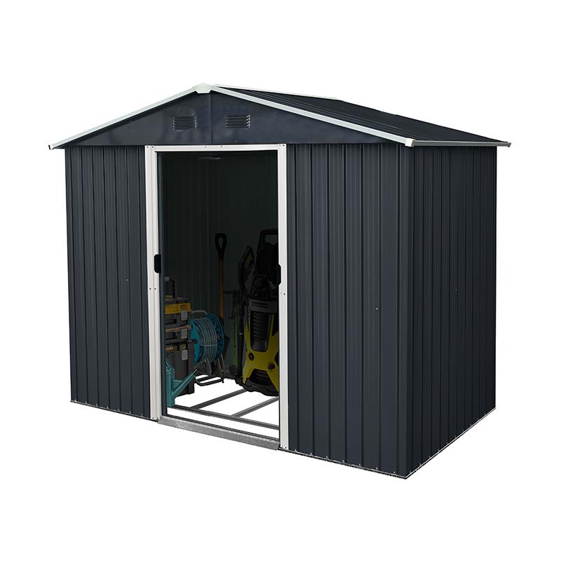 CASETA DE METAL PUERTAS CORREDERAS ANTRACITA 131x236x190 CM (3M2) AIRMEC AM131605 - Imagen 3