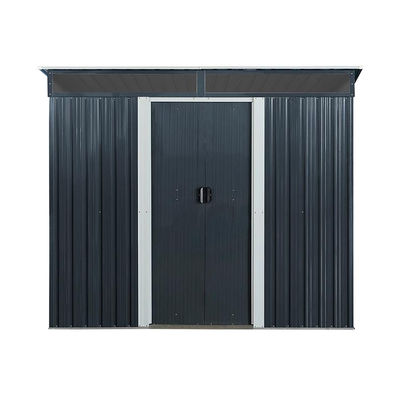 CASETA DE METAL PUERTAS CORREDERAS ANTRACITA 174x238x196CM (4M2) AIRMEC AM131606 - Imagen 3