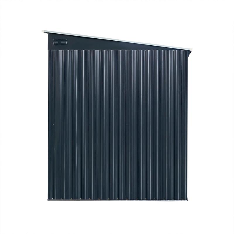 CASETA DE METAL PUERTAS CORREDERAS ANTRACITA 174x238x196CM (4M2) AIRMEC AM131606 - Imagen 4