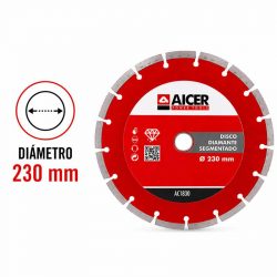 DISCO DIAMANTE SEGMENTADO 230MM AICER AC1830