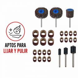 DISCOS ABRASIVOS LIJA-PULIDO 30 PCS AICER AC1820