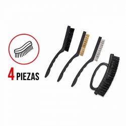 JUEGO CEPILLOS ALAMBRE 4 PCS PAMACON PM1857