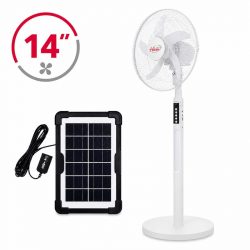 VENTILADOR SOLAR 15W 14" LARRYHOUSE LH2336
