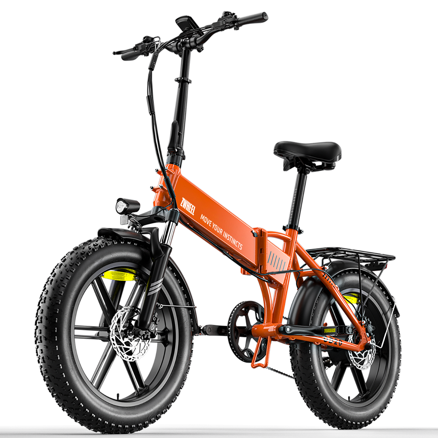 BICICLETA ELECTRICA URBAN FLUX ORANGE ZWHEEL BZ0073 BICICLETAS ELECTRICAS