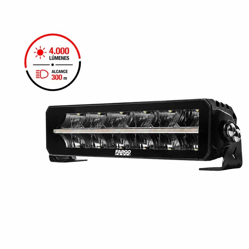 BARRA LED 12” LARGO ALCANCE 45W 9-32V FARGO TOOLS FT1456 FAROS RECTANGULARES FAROS PARA COCHES FURGONES FURGONETAS