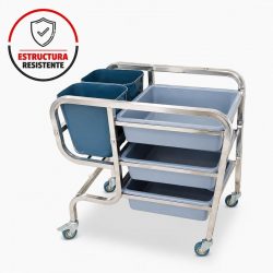 CARRO DE SERVICIO MULTIUSOS 85.5X43.5X93.5CM LARRYHOUSE LH2350