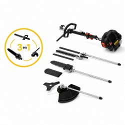 DESBROZADORA MULTIFUNCION + PODADORA + CORTASETOS 52CC TAKUMA TK299