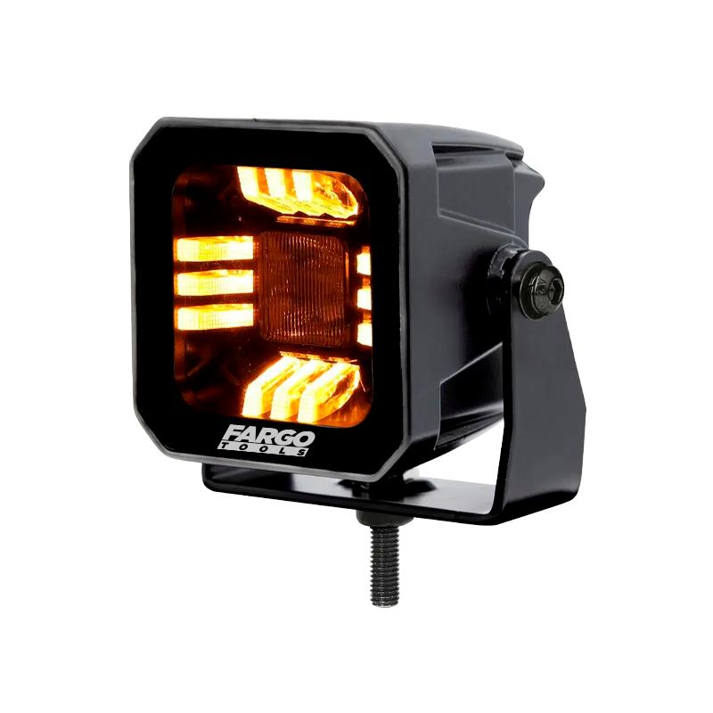 FARO LED CUADRADO 3” LARGO ALCANCE 23W 9-32V FARGO TOOLS FT1455 - Imagen 2