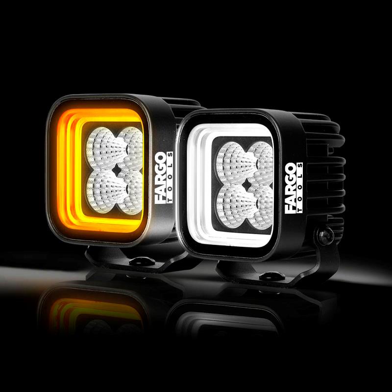 FARO LED CUADRADO 3” LARGO ALCANCE 32W 9-32V FARGO TOOLS FT1452 - Imagen 6