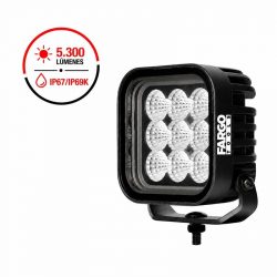 FARO LED CUADRADO 4.2” LARGO ALCANCE 64W 9-32V FARGO TOOLS FT1454