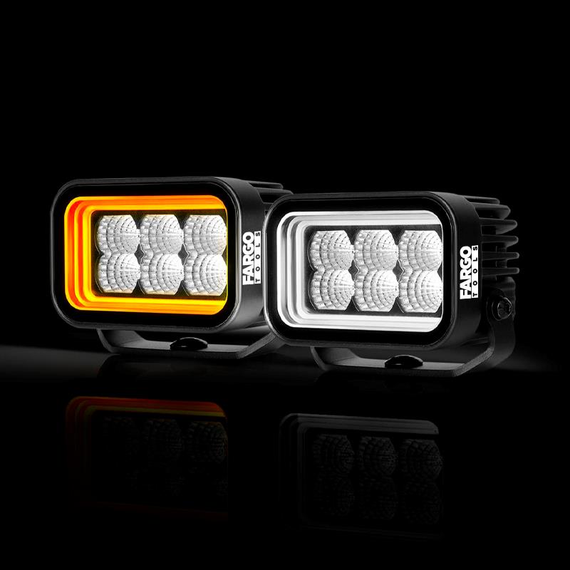 FARO LED RECTANGULAR 4.2” LARGO ALCANCE 42W 9-32V FARGO TOOLS FT1453 - Imagen 6