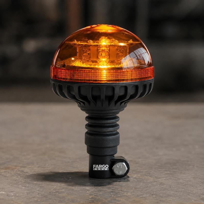 GIROFARO ROTATIVO LUZ DE ADVERTENCIA LED 18W 12/24V FARGO TOOLS FT1470 - Imagen 2