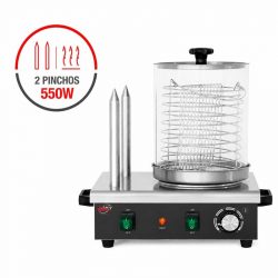 MAQUINA HOT DOG CON 2 PINCHOS LARRYHOUSE LH2357