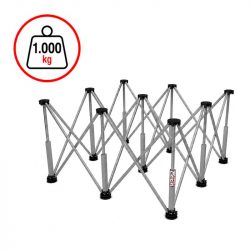 MESA DE TRABAJO RETRACTIL 9 PATAS 113X113X73CM 1.000KGS PAMACON PM1912