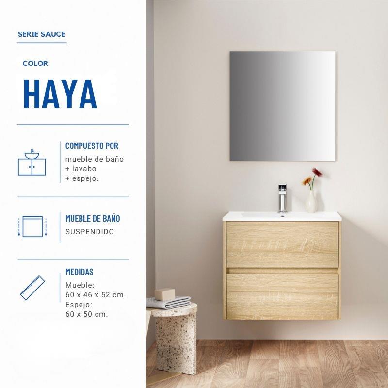 MUEBLE BAÑO SERIE ENCINA 60X46X52CM BENOTTI BT2966 - Imagen 2
