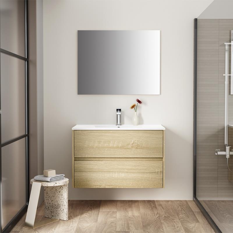 MUEBLE BAÑO SERIE ENCINA 80X46X52CM BENOTTI BT2967 MUEBLE DE BAÑO MUEBLES PARA BAÑOS MUEBLES SUSPENDIDOS