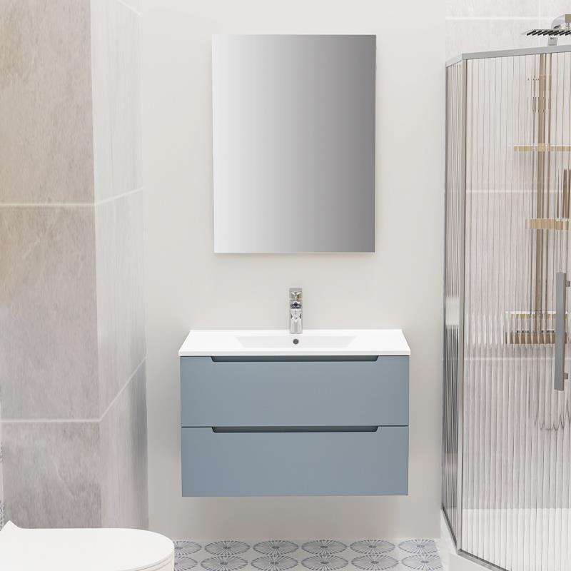 MUEBLE BAÑO SERIE GAEL 80X46X52CM BENOTTI BT2973 MUEBLE DE BAÑO MUEBLES PARA BAÑOS MUEBLES SUSPENDIDOS