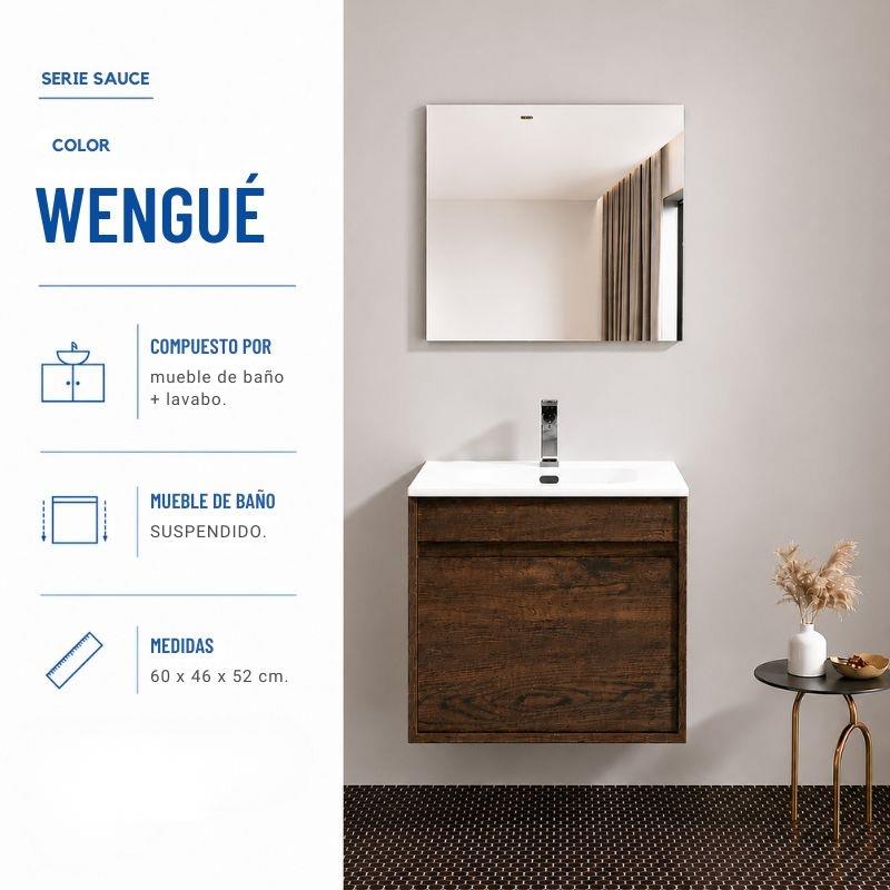 MUEBLE BAÑO SERIE SAUCE 60X46X52CM BENOTTI BT2964 - Imagen 2
