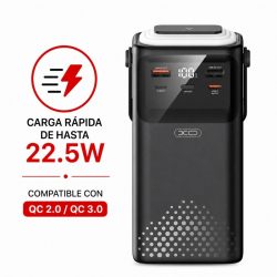 POWERBANK 30000MAH CARGA RAPIDA PR285 NEGRO XO XOPR285BK