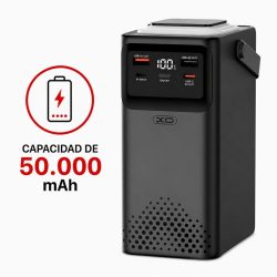 POWERBANK 50.000MAH CARGA RAPIDA PR286 NEGRO XO XOPR286BK