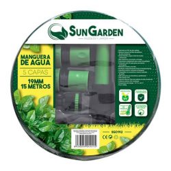 MANGUERA AGUA 5 CAPAS 19MM 15METROS SUNGARDEN SG0192