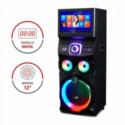 ALTAVOZ SERIE BAYAMON 12" 1.000W 2 MICROFONOS CON PANTALLA LARRYHOUSE LH2314