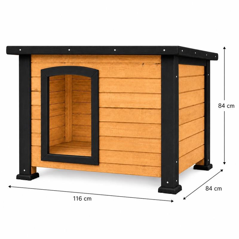 CASETA DE PERRO MADERA SERIE AKITA DONNA GARDEN DG1471 - Imagen 9