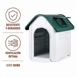 CASETA DE PERRO PLASTICA SERIE NUBE 107.2X82.6X96CM DONNA GARDEN DG1454