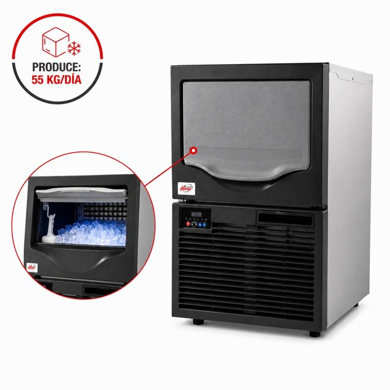 MAQUINA HIELO INDUSTRIAL 350W 55KGS/DIA 20KG CAPACIDAD LARRYHOUSE LH2402 MAQUINAS PARA HIELOS PORTATILES INDUSTRIALES PAE INDUSTRIAL MAQUINAS HOSTELERIA HOSTELERIAS RESTAURANTE RESTAURACION BAR BARES