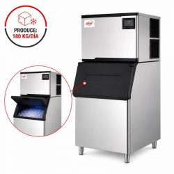 MAQUINA HIELO INDUSTRIAL 850W 180KGS/DIA 150KG CAPACIDAD LARRYHOUSE LH2403