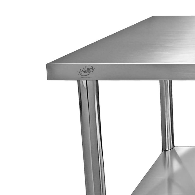 MESA DE TRABAJO INOXIDABLE 120X60X85CM LARRYHOUSE LH2371 - Imagen 5