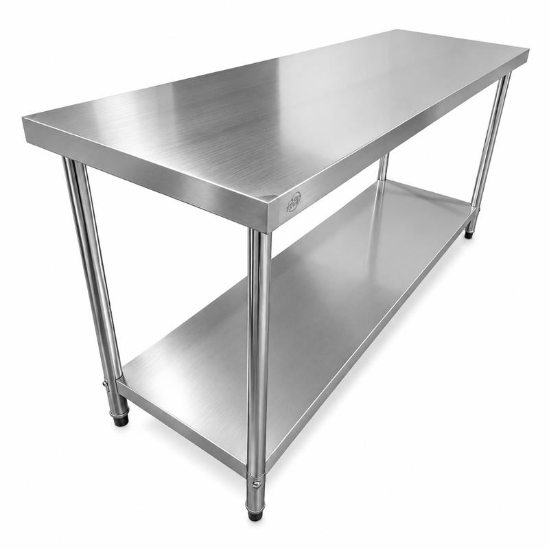 MESA DE TRABAJO INOXIDABLE 120X60X85CM LARRYHOUSE LH2371 - Imagen 6