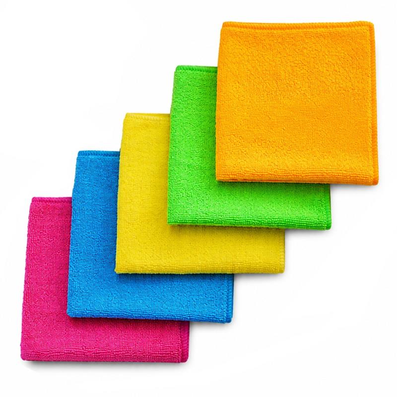 PACK 5 PAÑOS DE LIMPIEZA MICROFIBRA 35X35CM FARGO TOOLS FT1504 - Imagen 2
