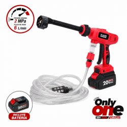 PISTOLA HIDROLIMPIADORA SIN CARBONES 20V ONLY ONE (1X 4.0AH) AICER AC1859