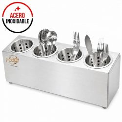PORTACUBIERTOS INOX 4 REJILLAS LARRYHOUSE LH2352