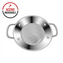 SARTEN PAELLERO INOX 200X35MM LARRYHOUSE LH2368