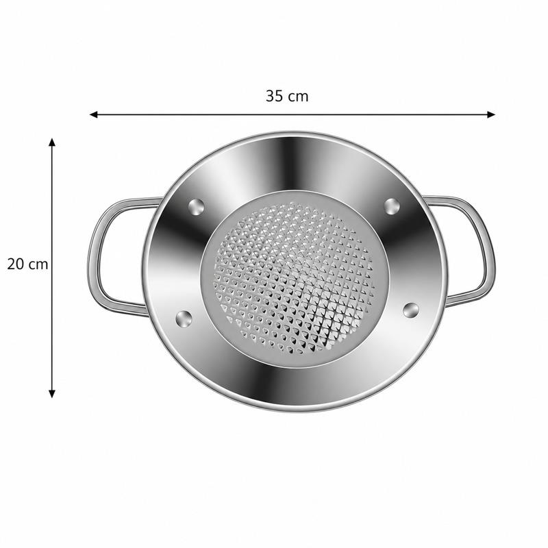 SARTEN PAELLERO INOX 240X35MM LARRYHOUSE LH2369 - Imagen 4