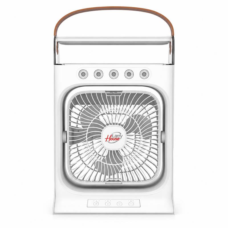 VENTILADOR PORTATIL DE BATERIA CON NEBULIZADOR 10W LARRYHOUSE LH2381 - Imagen 2